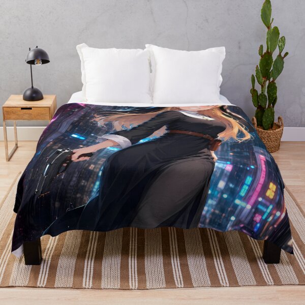 Item preview, Eda Black Lagoon Neon Rain designed and sold by mildaclairmo.