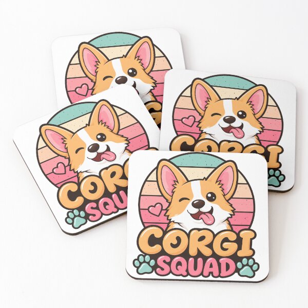 Item preview, corgi squad retro designed and sold by WehnerCarmela.