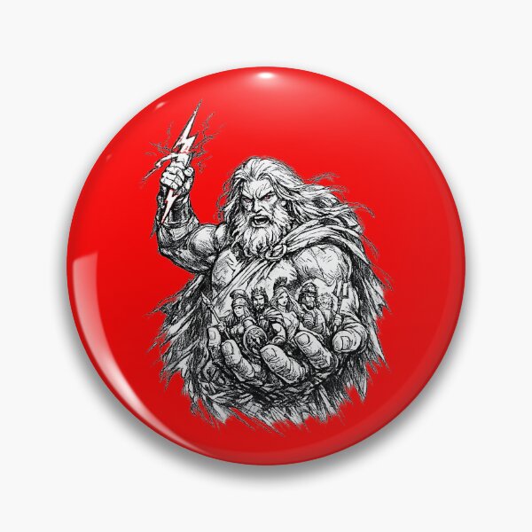 Item preview, Zeus Holding the Fate of Gods – Comic Sketch designed and sold by FilBlue.