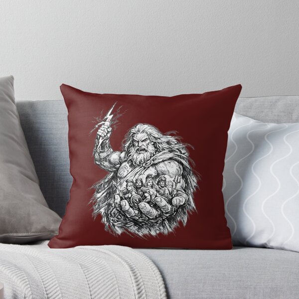 Item preview, Zeus Holding the Fate of Gods – Comic Sketch designed and sold by FilBlue.