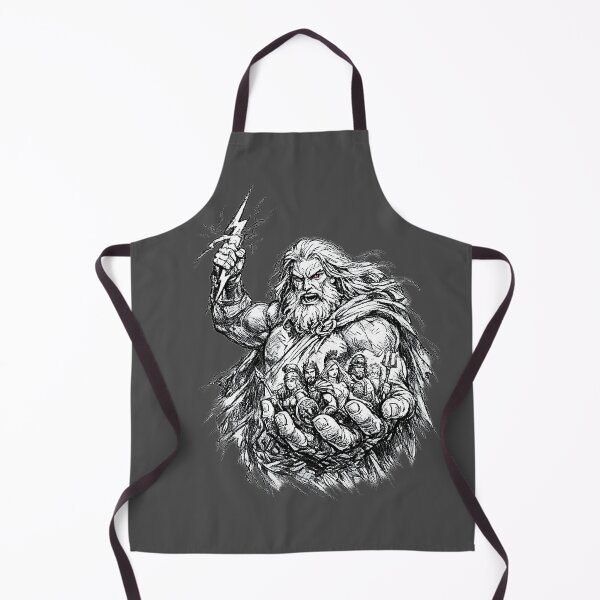 Item preview, Zeus Holding the Fate of Gods – Comic Sketch designed and sold by FilBlue.