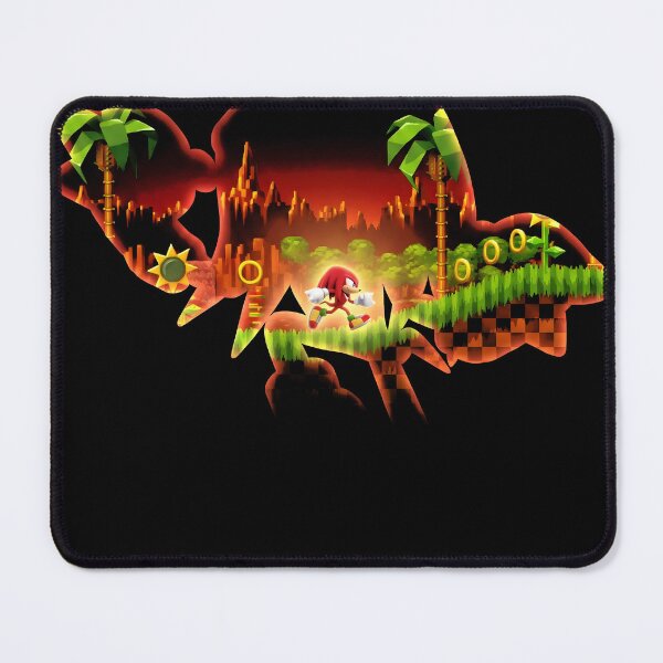 Item preview, Knuckles Sonic the Hedgehog Silhouette Anime Gaming Shirt designed and sold by Senpaiwaves.