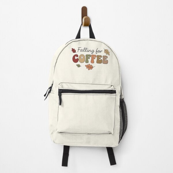 Item preview, Falling for Coffee Autumn Lettering | Retro Fall Leaves Typography designed and sold by wingoo22.