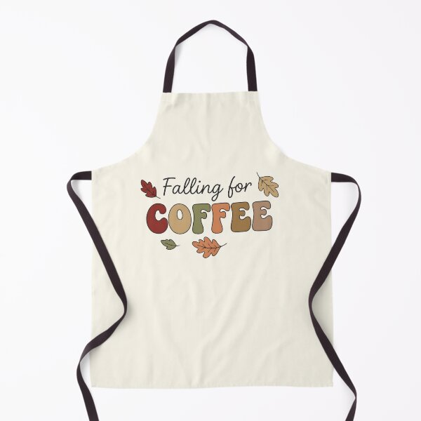 Item preview, Falling for Coffee Autumn Lettering | Retro Fall Leaves Typography designed and sold by wingoo22.