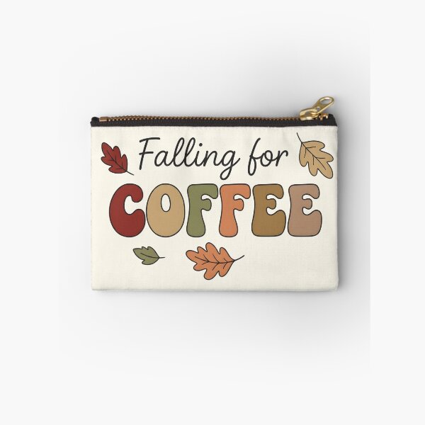 Item preview, Falling for Coffee Autumn Lettering | Retro Fall Leaves Typography designed and sold by wingoo22.