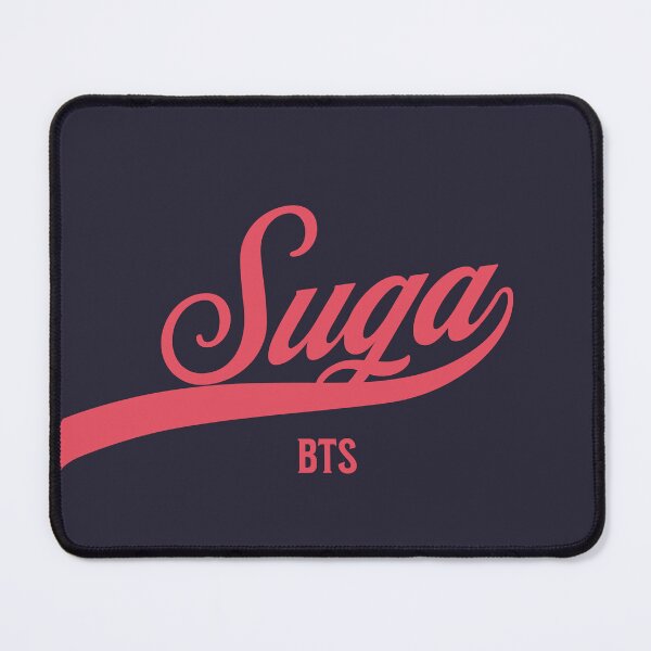 Item preview, Suga yoongi agust d varsity baseball bts army pink designed and sold by Morcawork.
