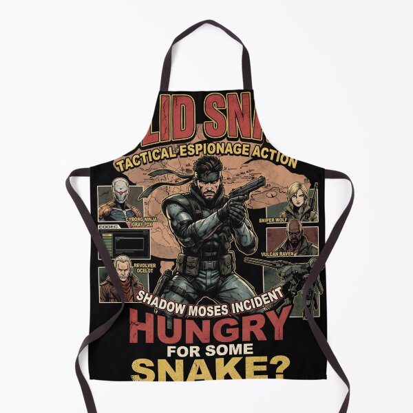 Item preview, Snake Metal Gear Solid Bootleg Video Game Streetwear Tee designed and sold by Senpaiwaves.