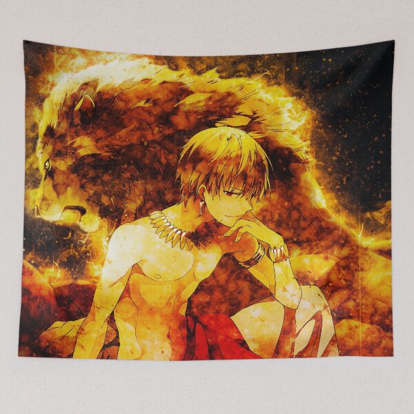 Item preview, Gilgamesh Fate Grand Order Golden King With Lion Aura designed and sold by mildaclairmo.