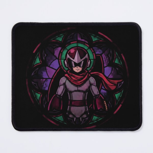 Item preview, Proto Man Mega Man Stained Glass Gamer Graphic Tee designed and sold by Senpaiwaves.