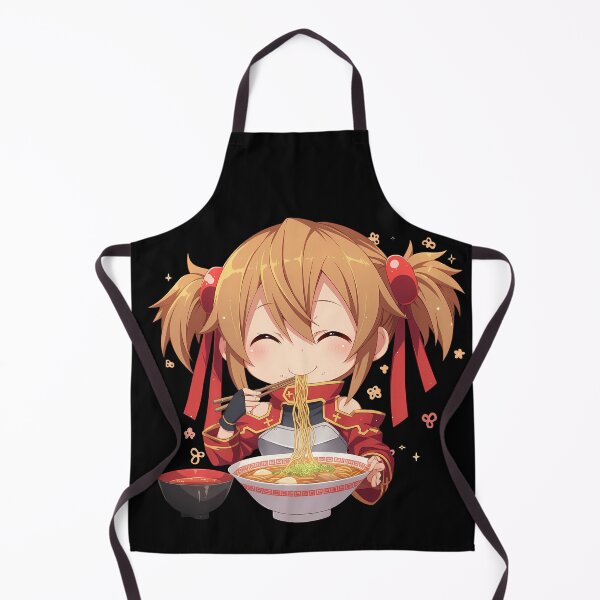 Item preview, Silica Sword Art Online Kawaii Ramen Chibi Cheerful Noodle Smile designed and sold by mildaclairmo.