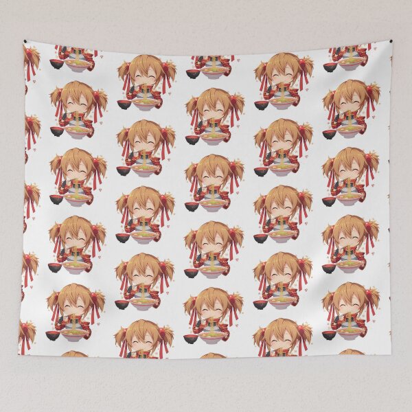 Item preview, Silica Sword Art Online Kawaii Ramen Chibi Cheerful Noodle Smile designed and sold by mildaclairmo.
