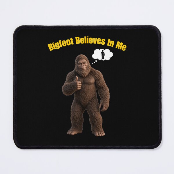 Item preview, Bigfoot Believes In Me – Funny Sasquatch designed and sold by Heinessight Merch.