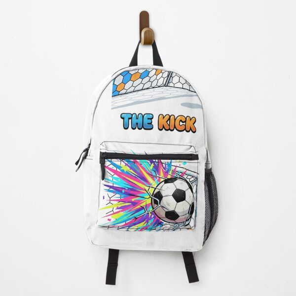 Item preview, The Kick Soccer Goal Explosion Cartoon Art designed and sold by annaarthk.