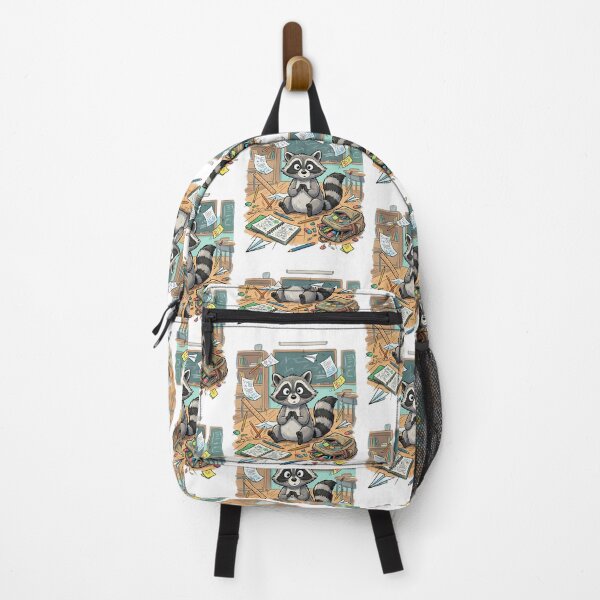 Item preview, Funny Raccoon Back To School Vibes designed and sold by VibranPalette.