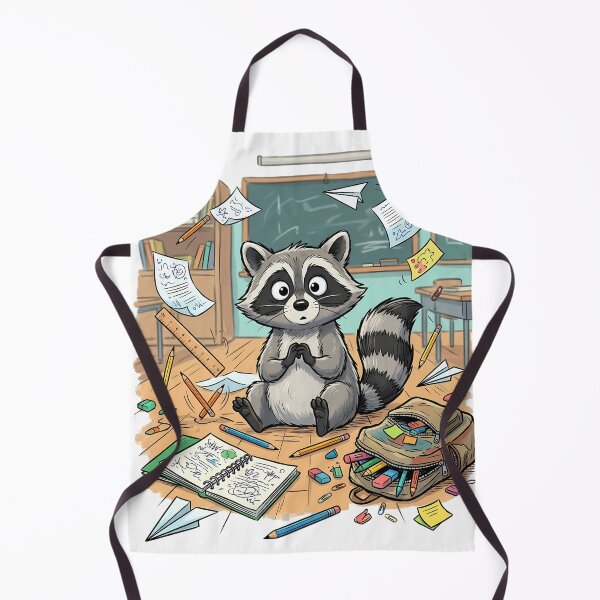Item preview, Funny Raccoon Back To School Vibes designed and sold by VibranPalette.