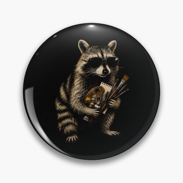 Item preview, Cool Raccoon Artist Painter - Funny Art Student Gift designed and sold by sportfantees.