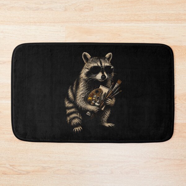 Item preview, Cool Raccoon Artist Painter - Funny Art Student Gift designed and sold by sportfantees.