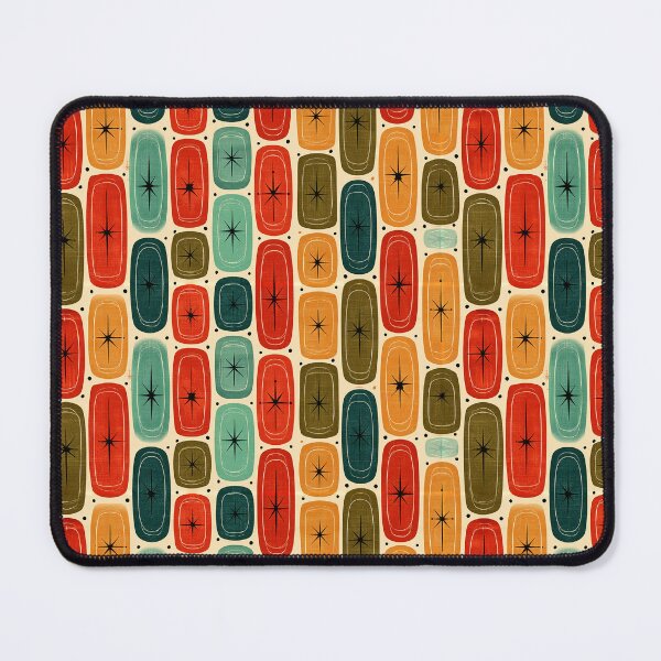 Item preview, Mid Century Modern Atomic Starburst Pattern | Retro Geometric Abstract designed and sold by Kybruno's Creations.