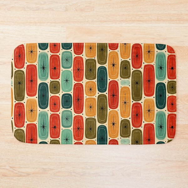 Item preview, Mid Century Modern Atomic Starburst Pattern | Retro Geometric Abstract designed and sold by Kybruno's Creations.