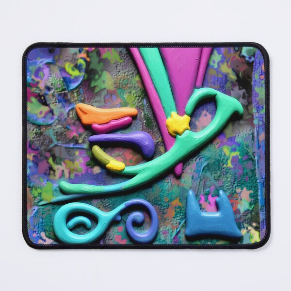 Item preview, golden relics C oil slick colorful geometric abstract design designed and sold by SmashingDeals.