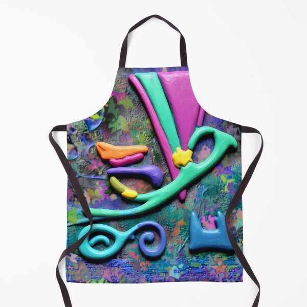 Item preview, golden relics C oil slick colorful geometric abstract design designed and sold by SmashingDeals.