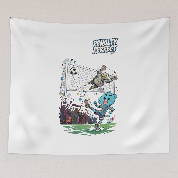 Item preview, Goal 2026 Blue Cat Soccer Cartoon Art designed and sold by annaarthk.