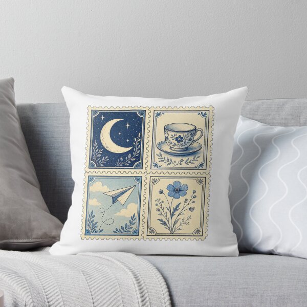 Item preview, Vintage Postage Stamp Sheet Sticker – Pen Pal Stationery Aesthetic designed and sold by maouriworld.