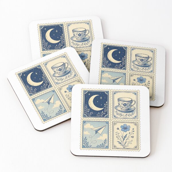 Item preview, Vintage Postage Stamp Sheet Sticker – Pen Pal Stationery Aesthetic designed and sold by maouriworld.