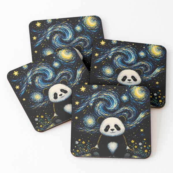 Item preview, Starry Night Panda - Cute Giant Panda Galaxy Aesthetic Gift designed and sold by sportfantees.