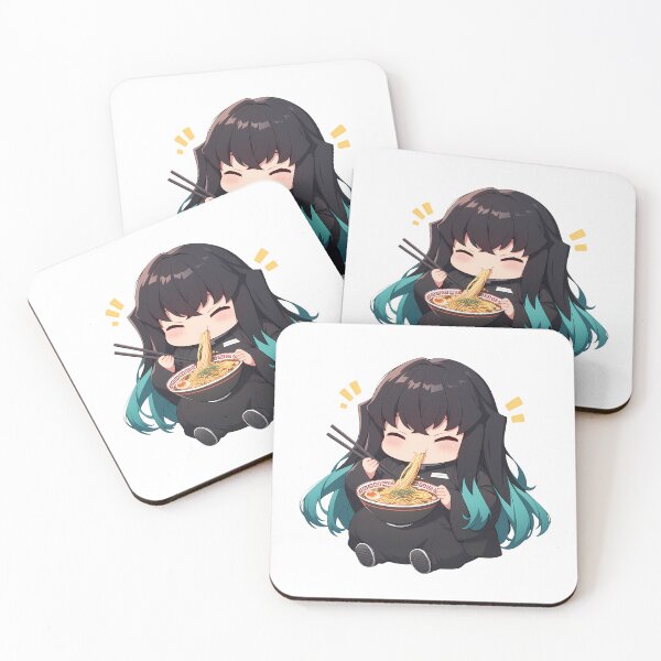 Item preview, Muichiro Tokito Demon Slayer Sleepy Kawaii Ramen Calm designed and sold by mildaclairmo.