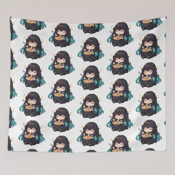Item preview, Muichiro Tokito Demon Slayer Sleepy Kawaii Ramen Calm designed and sold by mildaclairmo.