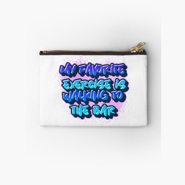 Item preview, My Favorite Exercise is walking to the bar   designed and sold by CreationsbYKz.