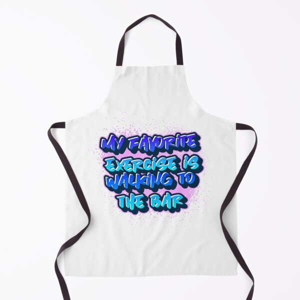 Item preview, My Favorite Exercise is walking to the bar designed and sold by CreationsbYKz.