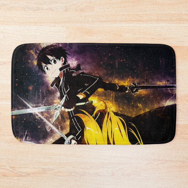 Item preview, Kirito Sword Art Online Cosmic Black Coat Hero designed and sold by mildaclairmo.