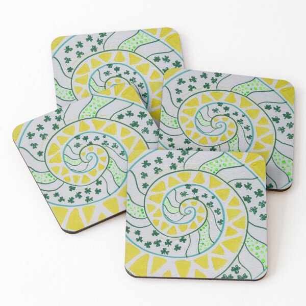 Item preview, Golden day for the Irish swirl mandala designed and sold by ArtwithaFriend.