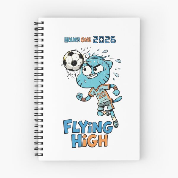 Item preview, Header Goal 2026 Blue Cat Soccer Cartoon Art designed and sold by annaarthk.