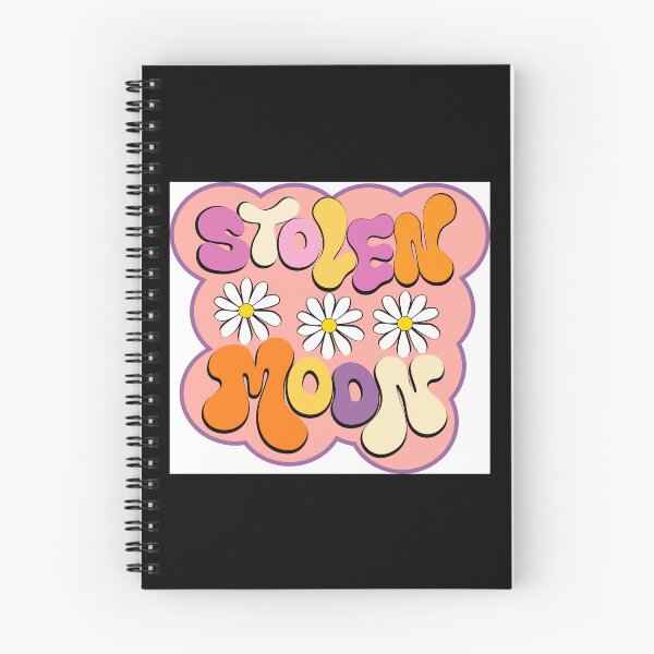 Item preview, the inscription stolen moon in retro background designed and sold by Zhanna Lenivaya.