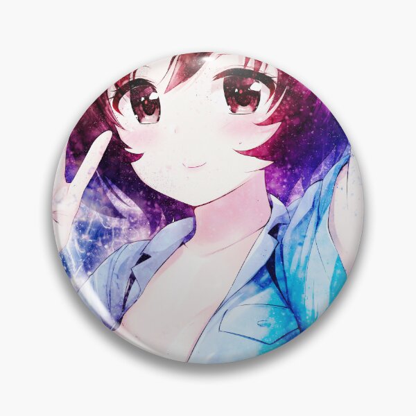 Item preview, Yukari Akiyama Girls und Panzer Blue Selfie Peace designed and sold by mildaclairmo.