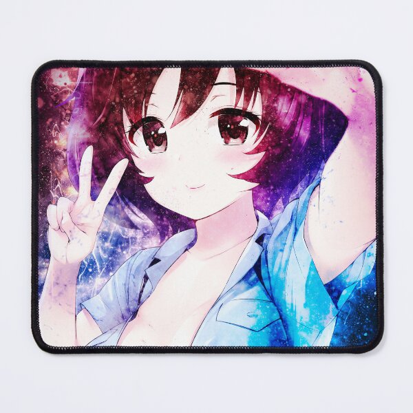 Item preview, Yukari Akiyama Girls und Panzer Blue Selfie Peace designed and sold by mildaclairmo.