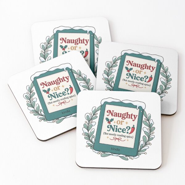 Item preview, Naughty or Nice Christmas Bookish Kindle designed and sold by wingoo22.