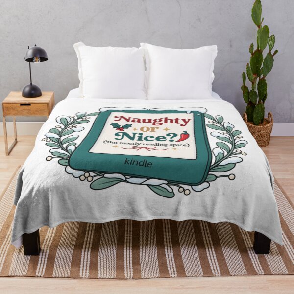 Item preview, Naughty or Nice Christmas Bookish Kindle designed and sold by wingoo22.