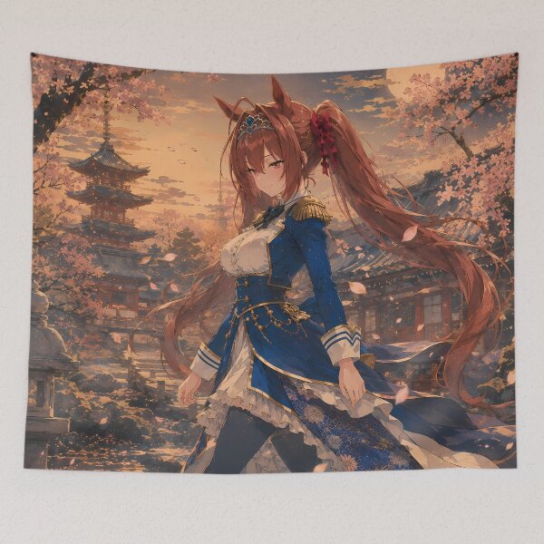 Item preview, Daiwa Scarlet Uma Musume Sakura Sunset Royal Stroll designed and sold by mildaclairmo.