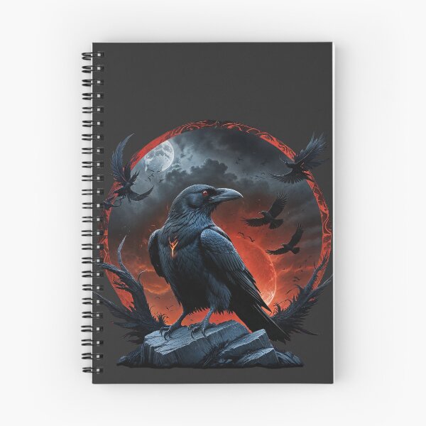 Item preview, Raven of the Blood Moon - Gothic Dark Fantasy designed and sold by Ikbel Studio.