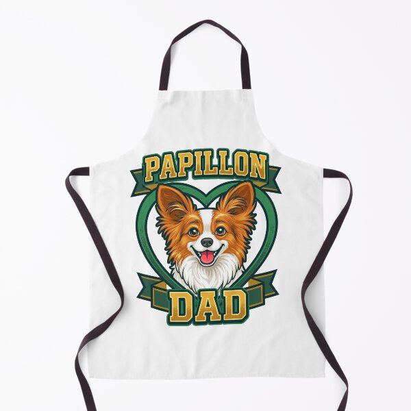 Item preview, Papillon People™ Papillon Dad Varsity Heart Emblem Art designed and sold by ACSBRANDS.