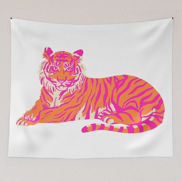 Item preview, Pink and Orange Tiger designed and sold by jagaskin25.
