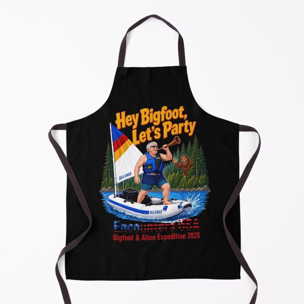 Item preview, Hey Bigfoot Let’s Party – Encounter USA Bigfoot & Alien Expedition 2026 designed and sold by Heinessight Merch.
