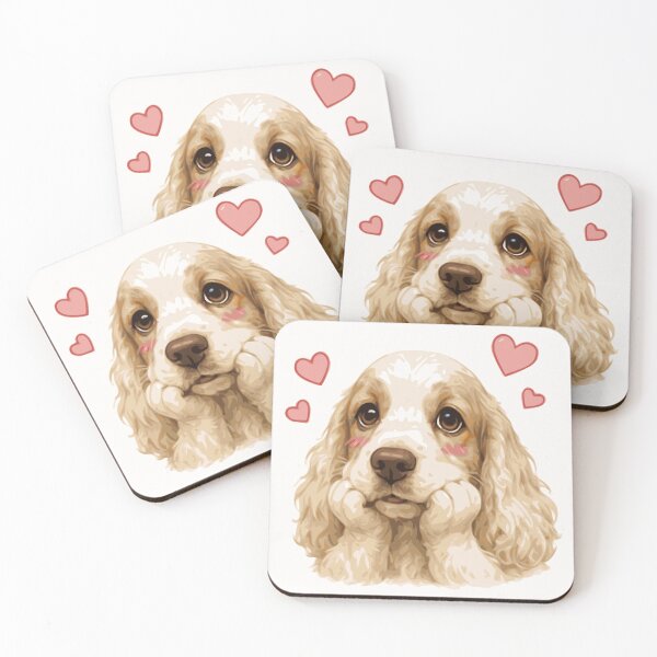 Item preview, Cocker Spaniel orange #2 designed and sold by Royal Spark Studio.