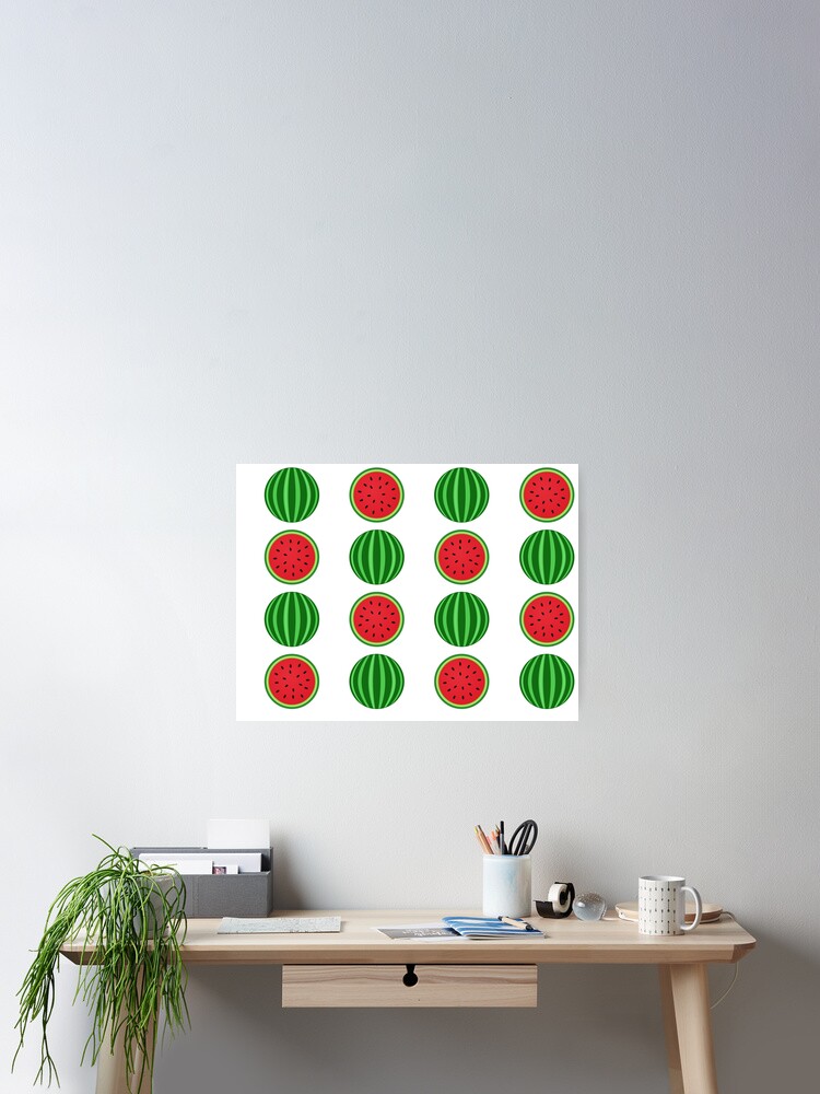 Thumbnail 2 of 3, Poster, watermelon pattern designed and sold by etf2626.