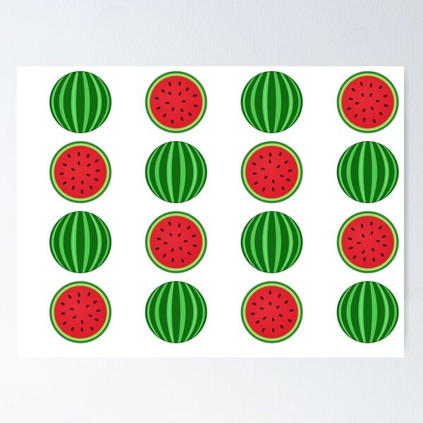 Item preview, watermelon pattern designed and sold by PhiloDoh.