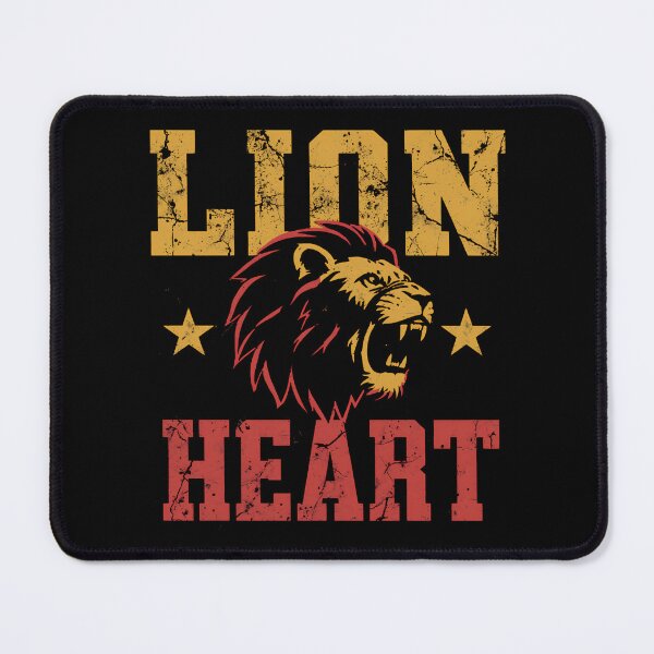 Item preview, Lion Heart Roaring Lion Head Vintage Distressed Graphic designed and sold by HYPNK.